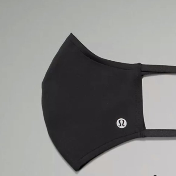 Lululemon Double Strap Face Mask Black Ultralu - Picture 4 of 4